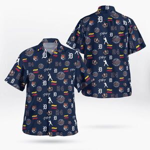 MLB Detroit Tigers ¡Gracias, Miggy! Hawaiian Shirt XL
